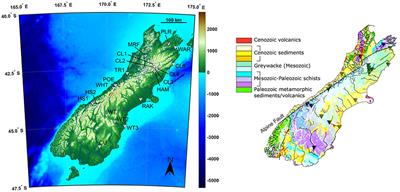 The Response of Magnesium, Silicon, and Calcium Isotopes to Rapidly Uplifting and Weathering Terrains: South Island, New Zealand